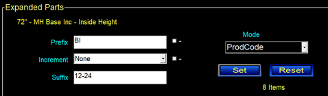 Incremental Override Tool - ProdCode for ea cost group 4-3-24