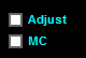 General Options - Adjust and MC