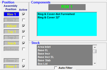 Position Components panel