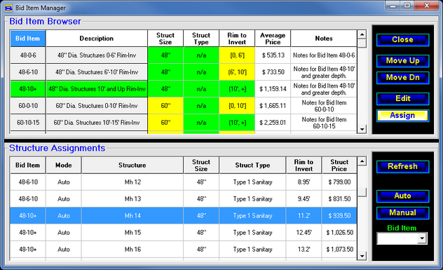 Assign Panel - Matching Criteria