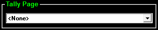 Tally Page Options