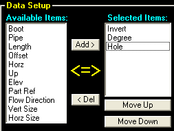 Top View Data - config option