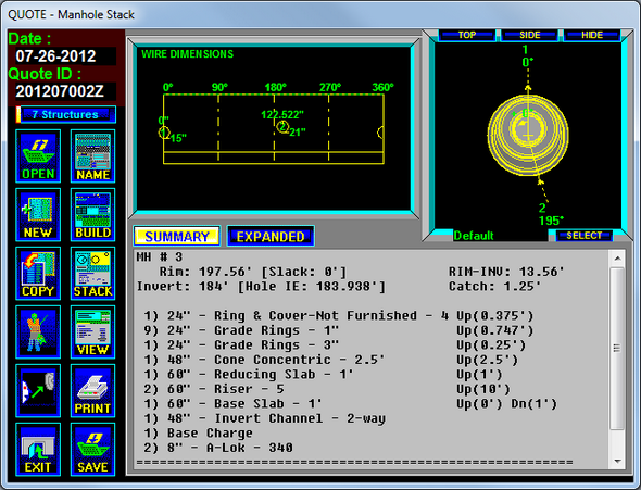 Manhole Stack screen