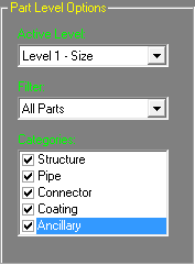 Panel - Part Level Options