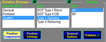 Relation Browser panel